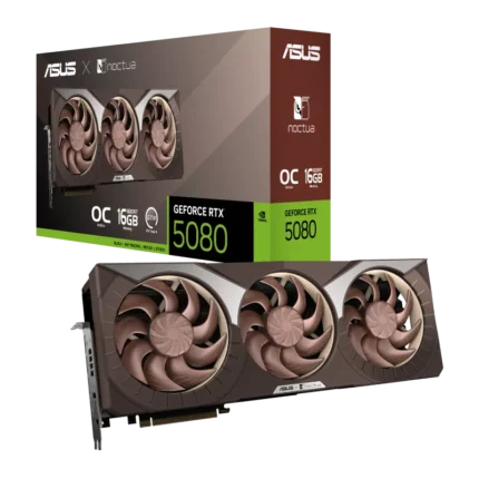 ASUS RTX 5080 Noctua OC 16GB silent gaming graphics card