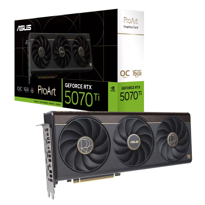 ProArt RTX 5070 Ti 16GB professional graphics card