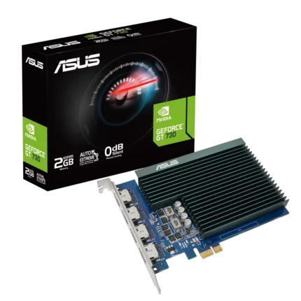 ASUS GT 730 2GB GDDR5 silent low profile graphics card