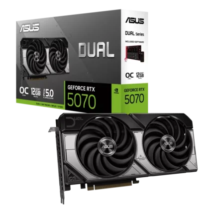 Dual RTX 5070 12GB OC gaming graphics card