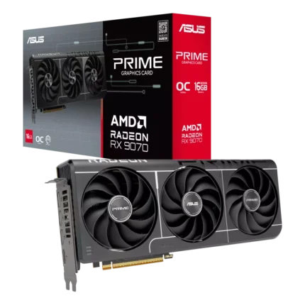 Prime RX 9070 16GB EVO gaming graphics card dual fan
