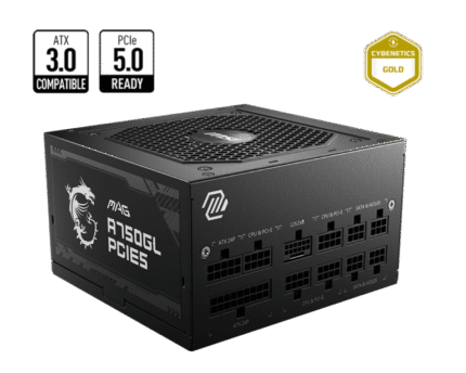 MAG A750GL PCIe5 750W gaming PSU power supply
