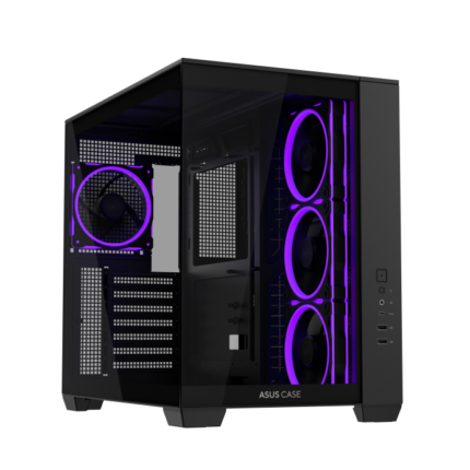 A32 PLUS TG ARGB Black Gaming PC Case with RGB Lighting
