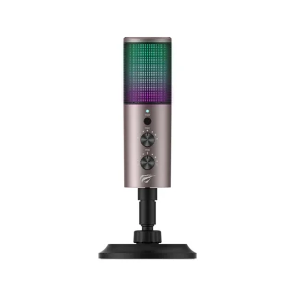 GK61 pc live microphone black ochre USB streaming mic