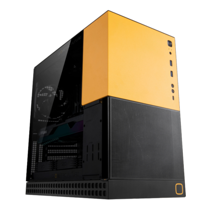 Geometric Future M4 Caliburn Black Mid Tower Gaming PC Case
