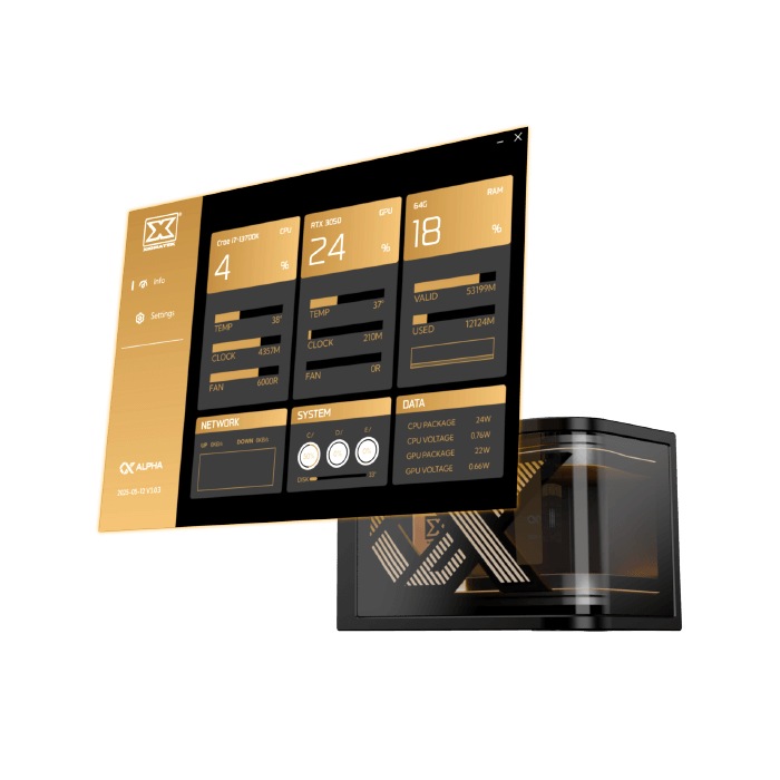 Connect Ultra 360 AIO Liquid Cooler Curved OLED Display - Image 4