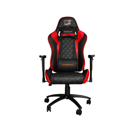 Hairpin Red gaming chair with 2D armrests and lumbar support