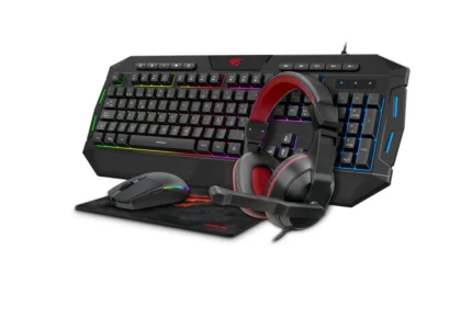 KB501CM 4 in 1 keyboard combo black gaming set