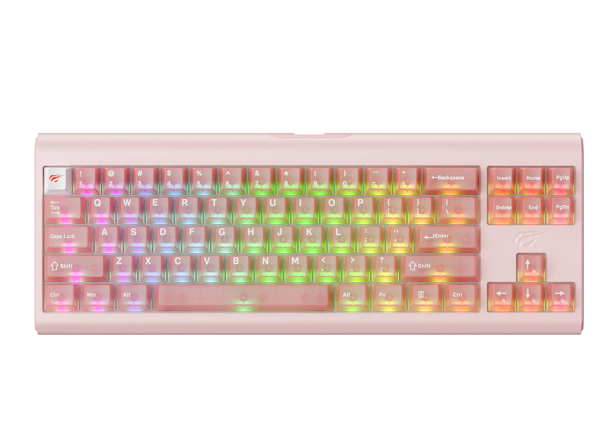 KB896L x VKS gaming keyboard pink LED wired USB