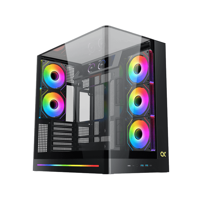 9 inch LCD screen kit black for Pano II PC case with magnetic bracket