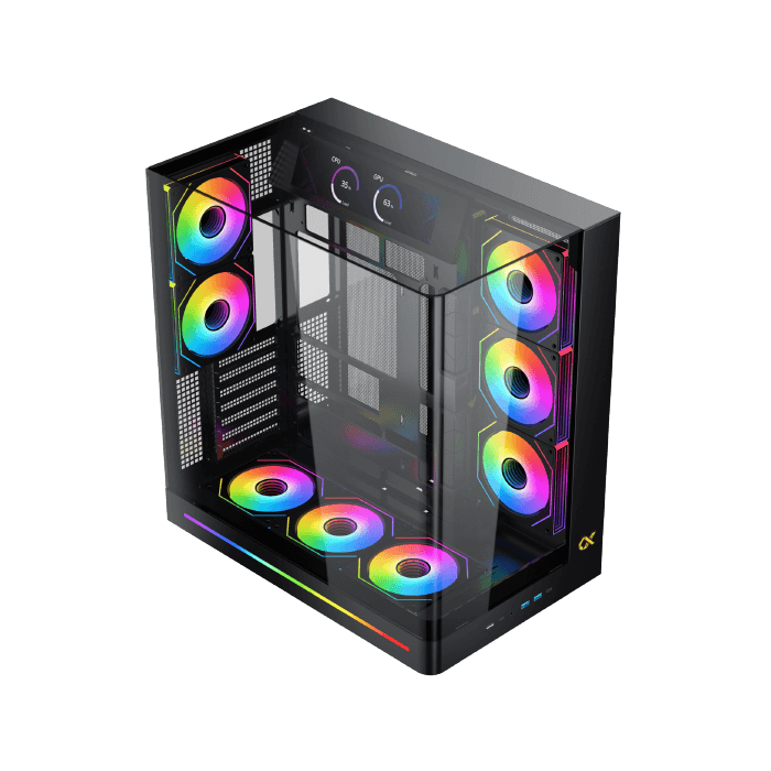 9 Inch LCD Screen Kit Black for Pano II PC Case - Image 2