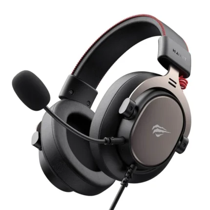 H2015E gaming headset black ochre stereo headphones