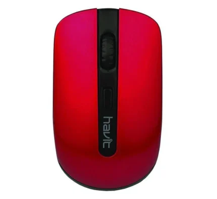 HV-MS989GT wireless mouse black red USB optical