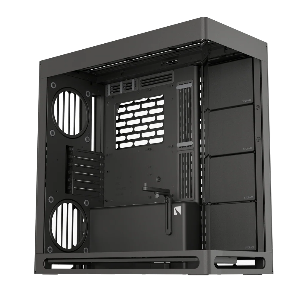 HVN HS420 Base mid tower PC case black 420mm radiator