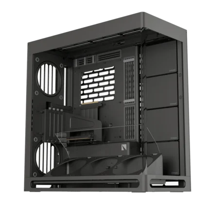 HVN HS420 VGPU mid tower PC case black 420mm radiator
