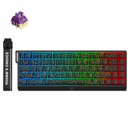 MC-Ace68-33 black topographic TTC dragon lord magnetic switch gaming keyboard