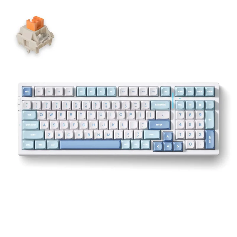 HW-G98S-2 Blue Flame Orange Mechanical Keyboard Switch