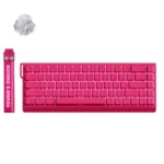 MC-Ace68-28 rose red ice rhino magnetic switch gaming keyboard