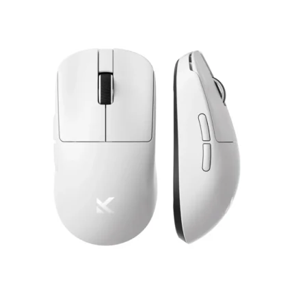 L7 Pro+ White gaming mouse for medium to large hands