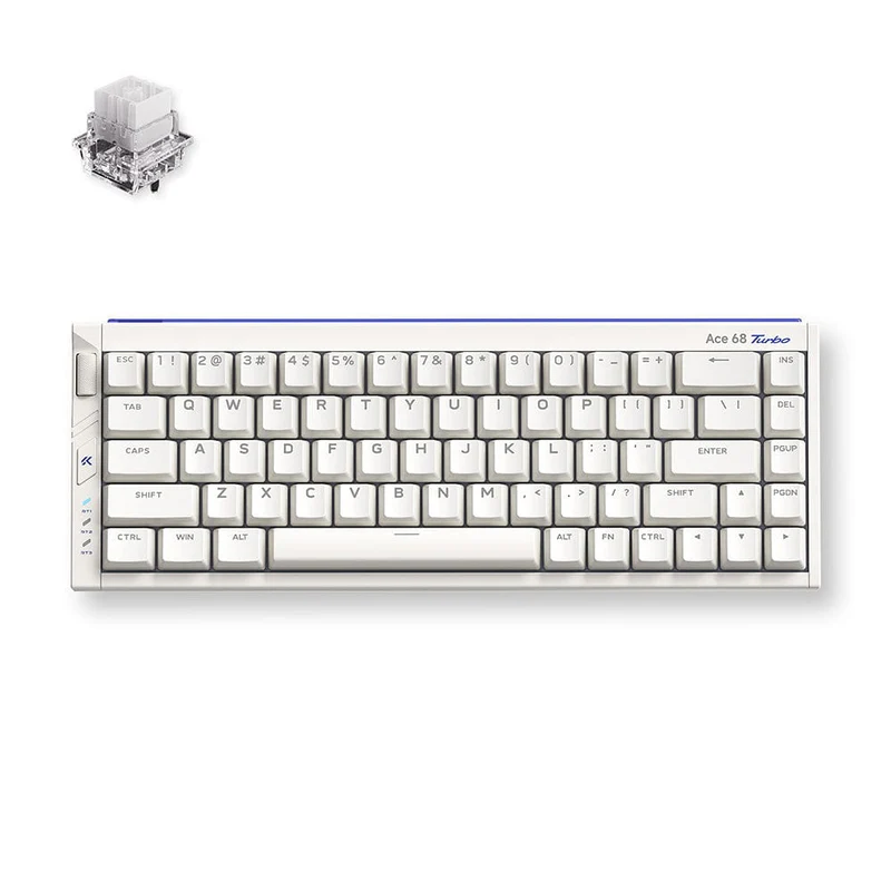 MC-Ace68Turbo-6 nova white mount tai magnetic switch GT gaming keyboard