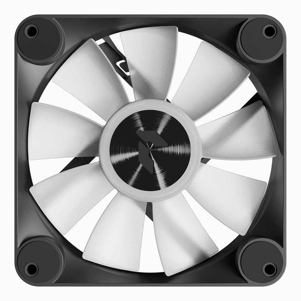 Black RGB Case Fans 120mm 3 Pack High Airflow Kit - Image 3