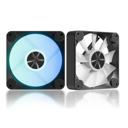 Black RGB 120mm PC case fans 3 pack