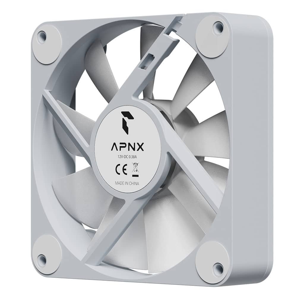 White RGB Case Fans 120mm 3 Pack High Airflow Kit - Image 4