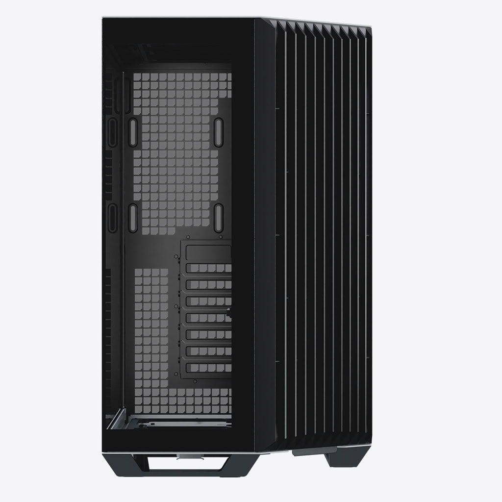 APNX V1 Black White PC Case Mid Tower Glass Edition - Image 2