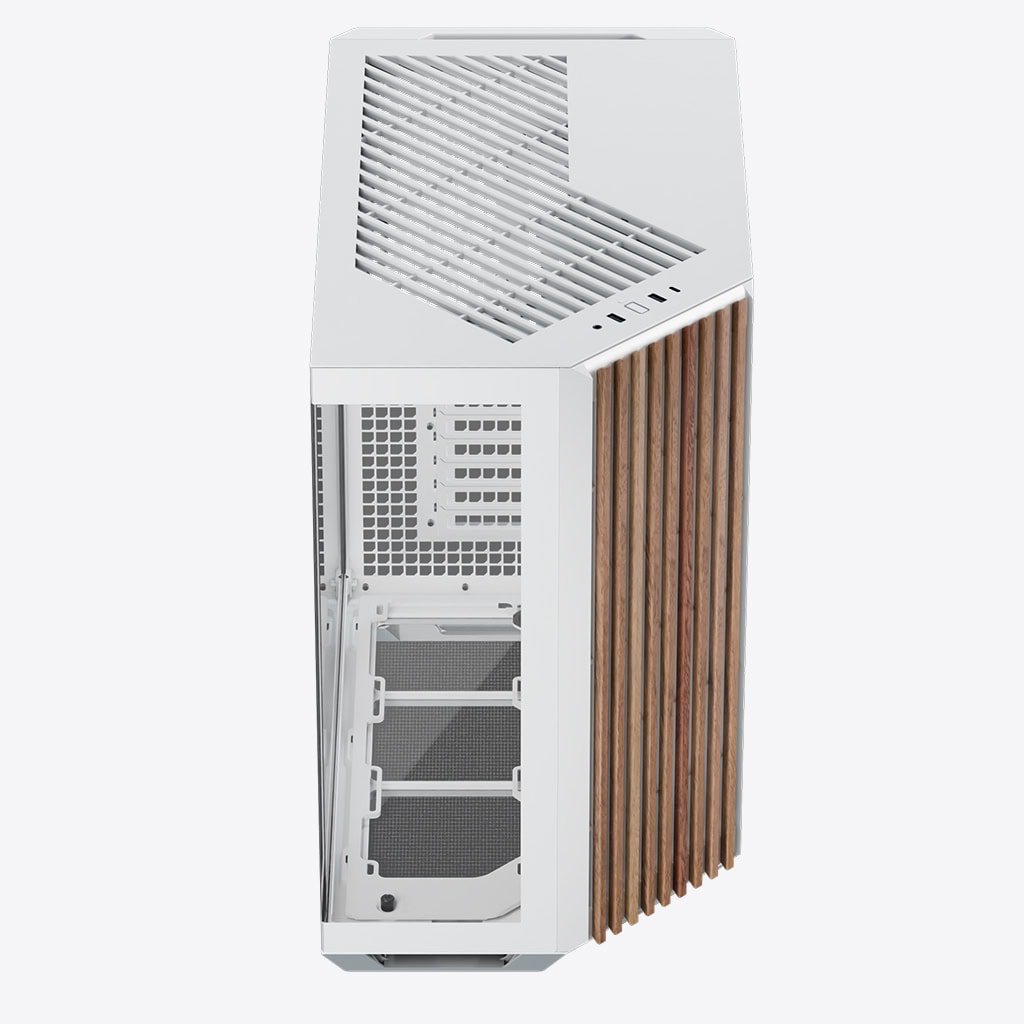 APNX V1 White Wood PC Case Mid Tower Glass Edition - Image 2